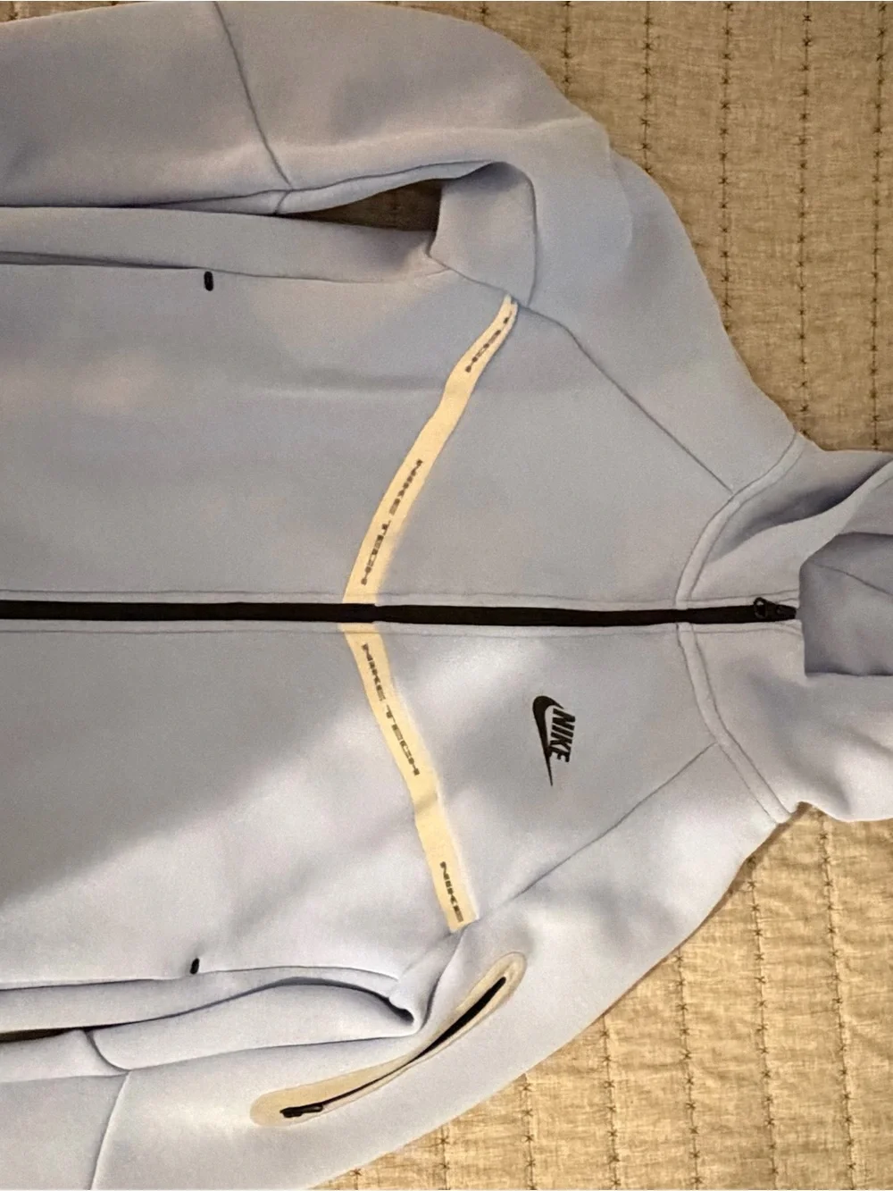 Nike Light Blue Full-Zip Nike tech kids